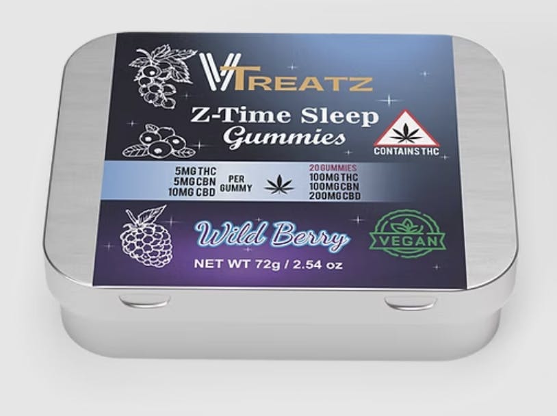 Vtreatz | Z-Time Sleep | Gummies | 20pk at True 802 Cannabis