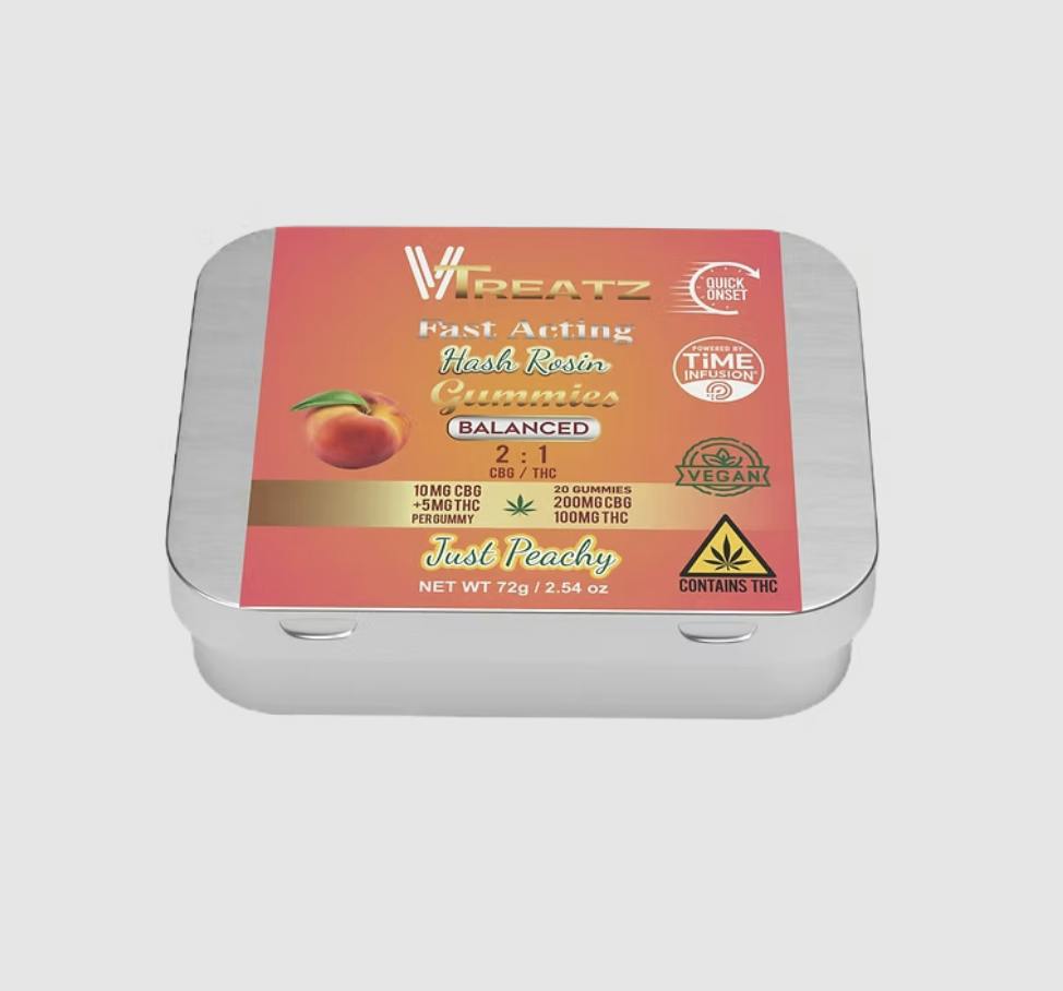 Vtreatz | Just Peachy | Gummies | 20pk by Vtreatz
