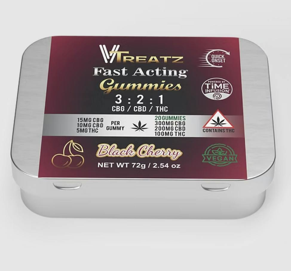 Vtreatz | Black Cherry | Gummies | 20pk by Vtreatz
