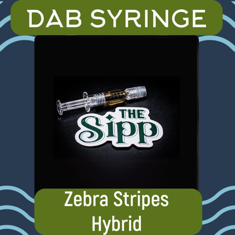 Zebra Stripes – Full Spectrum Syringe – 1g by The Sipp