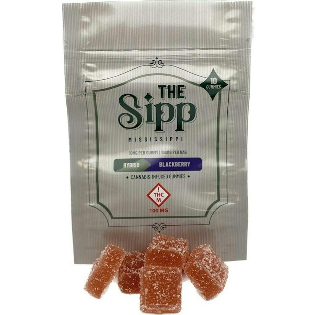 Blackberry Gummies – 100mg by The Sipp