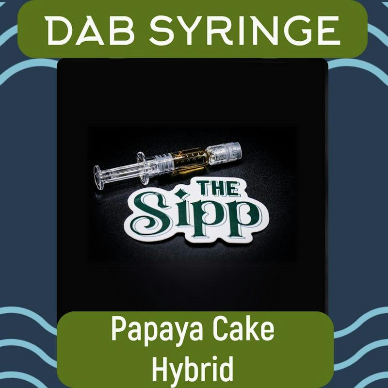 Papaya Cake – Full Spectrum Syringe – 1g by The Sipp