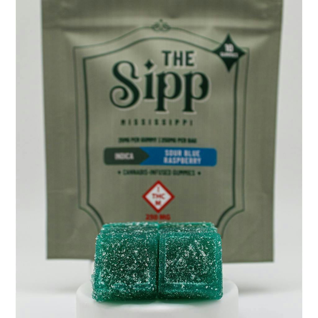 Sour Blue Razz Gummies – 250mg
