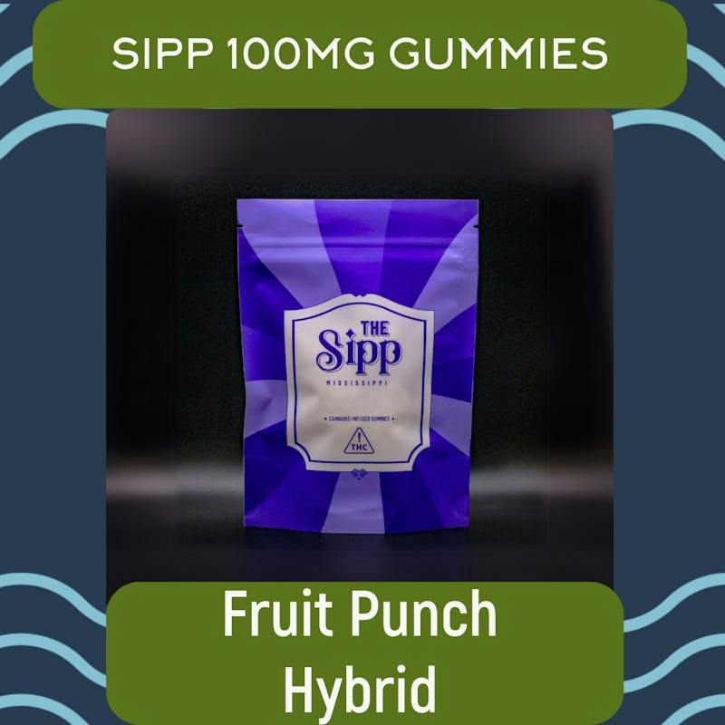 Fruit Punch Hybrid Gummies – 100mg