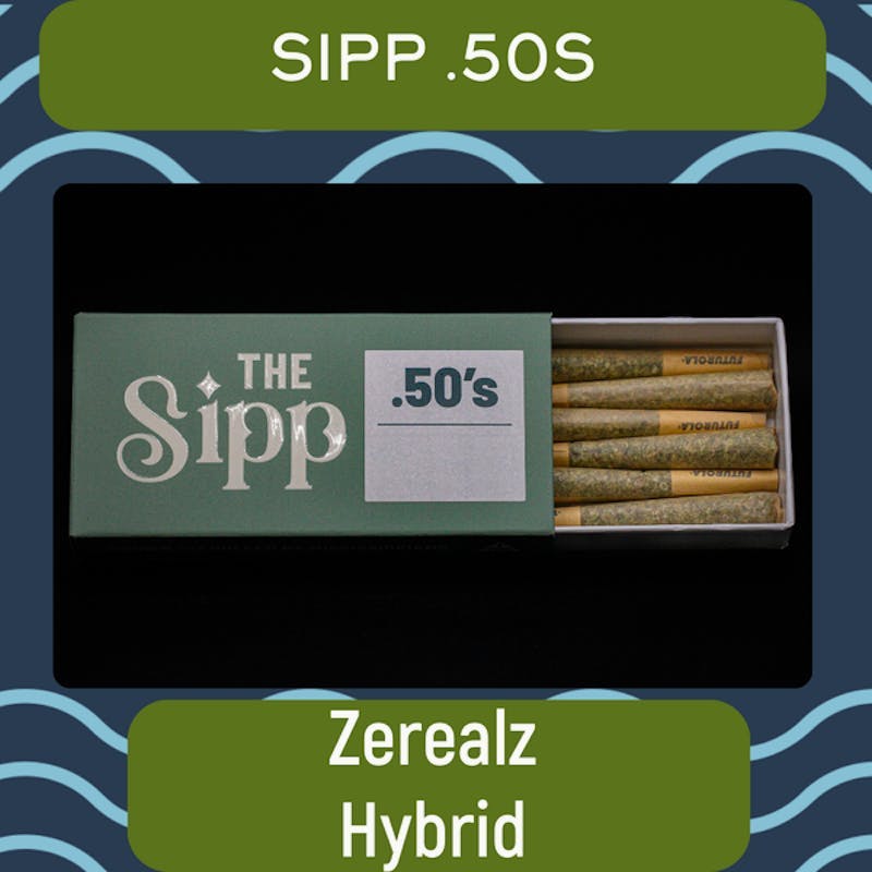 Zerealz Sipp 50s – Pre-Roll Pack – 7 × 0.5g at ROOTDOWN