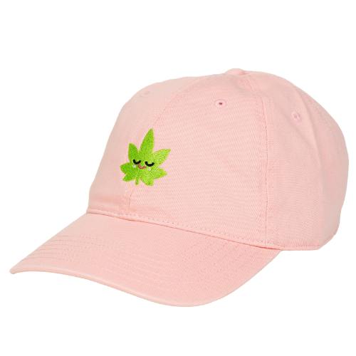 Jungle Boys Clothing | Happy Leaf Dad Cap (Pink)