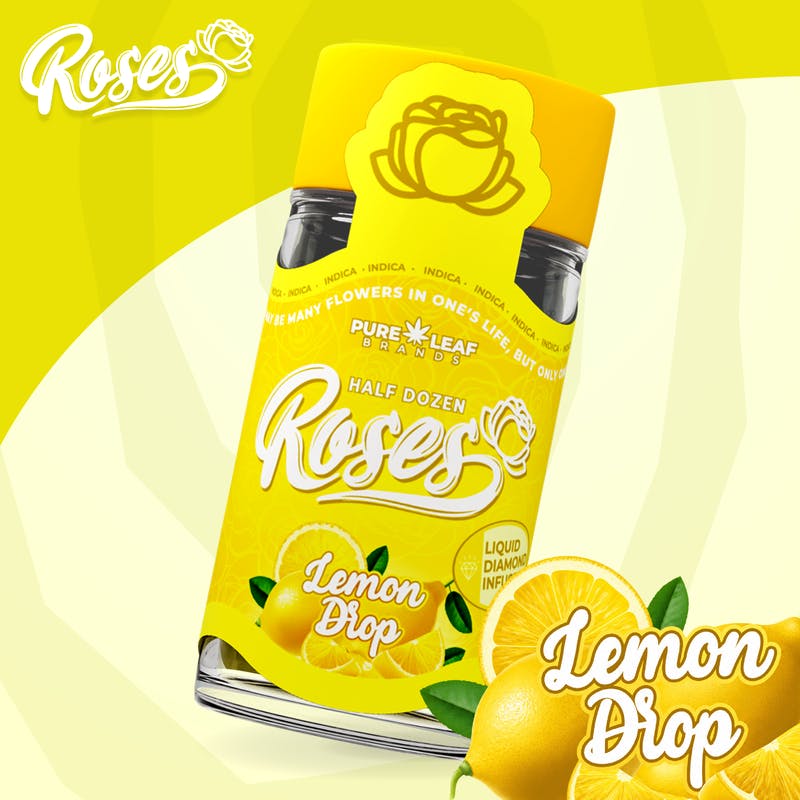 Lemon Drop | LQD Infused Minis | 0.6g each | 6pk by Roses