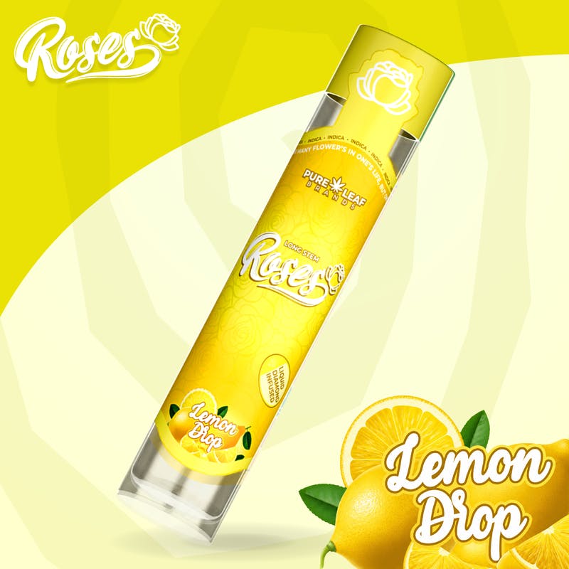 Long Stem | Lemon Drop | LQD Infused Joint | 1g by Roses