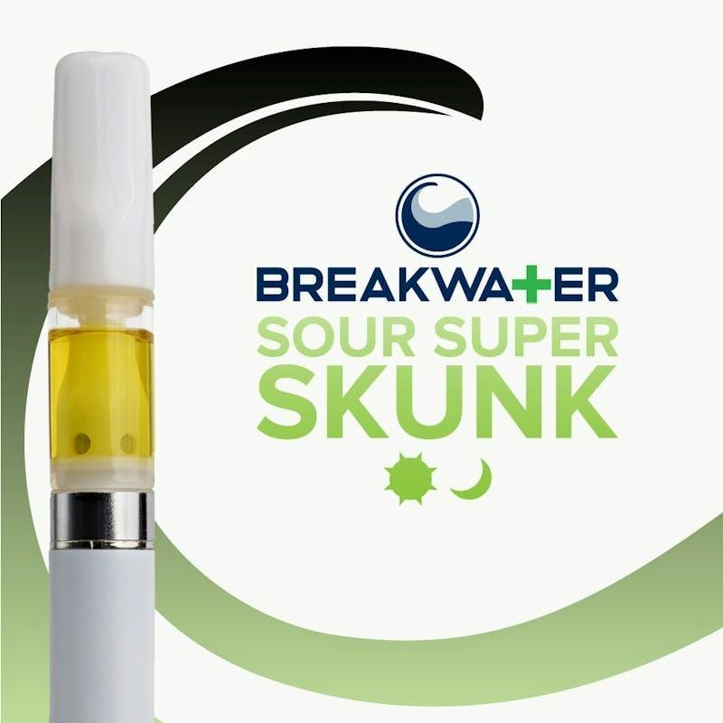 Sour Super Skunk | Live Hash Rosin Cartridge .5g by Breakwater
