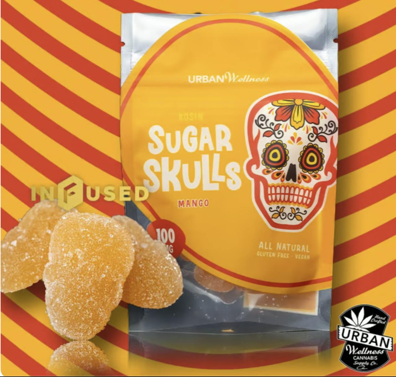 Urban Wellness | Mango | Gummies| 100mg by Urban Wellness