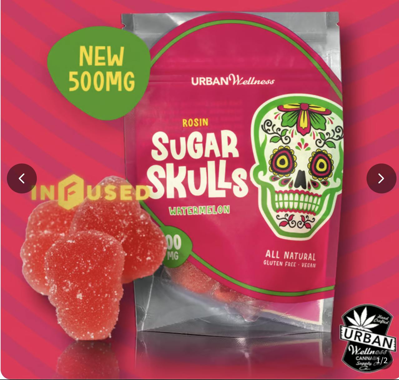 Urban Wellness | Watermelon | Gummies| 100mg by Urban Wellness