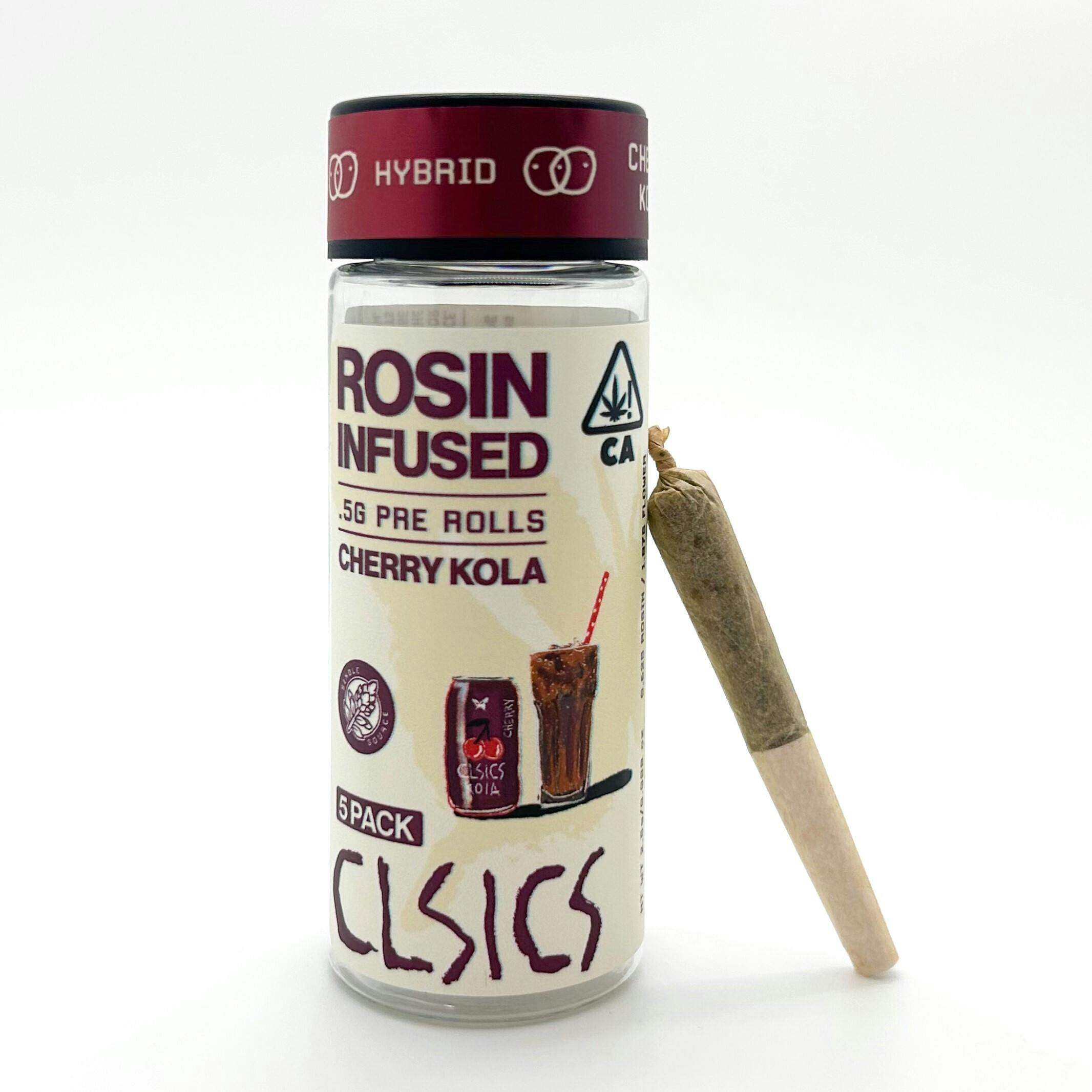 CLSICS Rosin & Rosin Infused Pre Rolls — Cherry Kola
