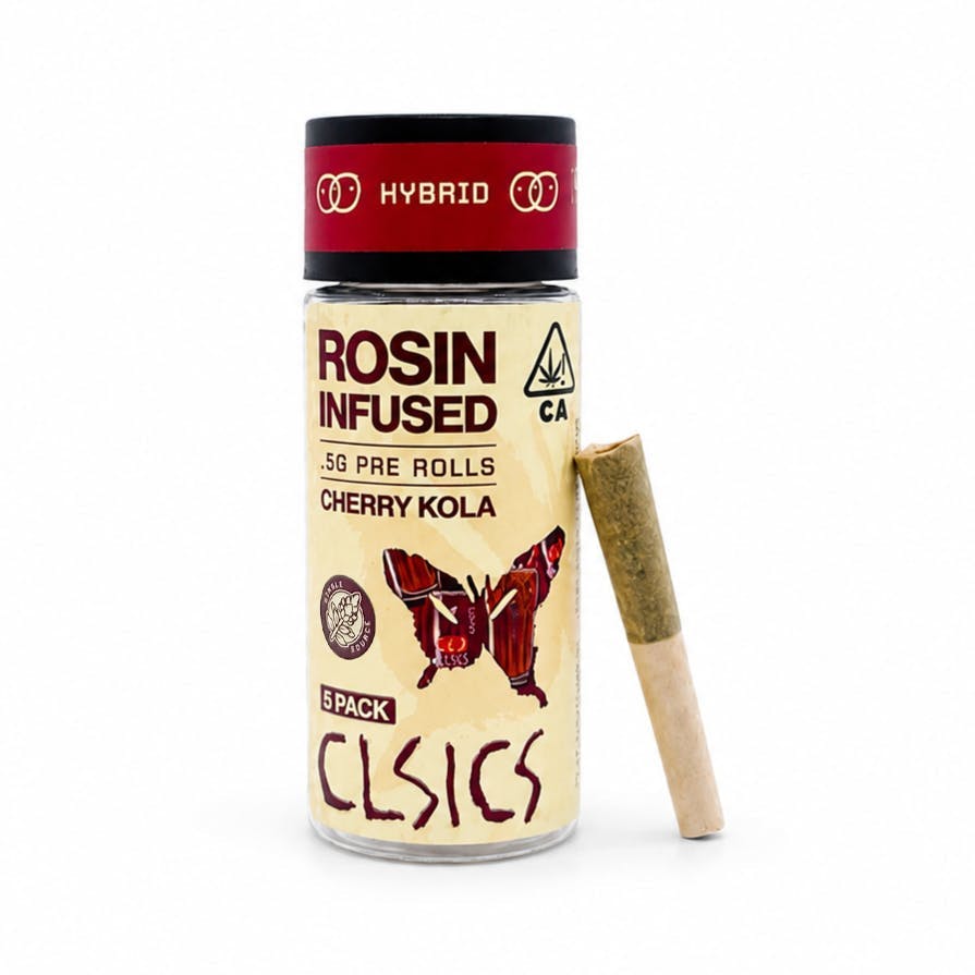 CLSICS Rosin & Rosin Infused Pre Rolls — Cherry Kola