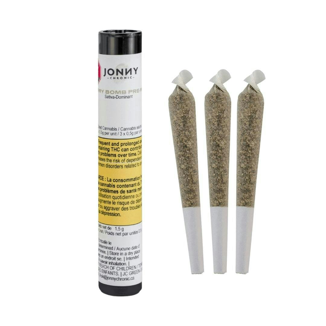 Cherry Bomb Pre-Roll 3x0.5g