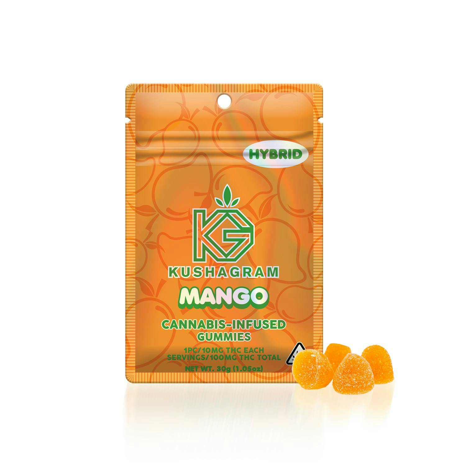 KUSHAGRAM: Mango Gummies - 100mg