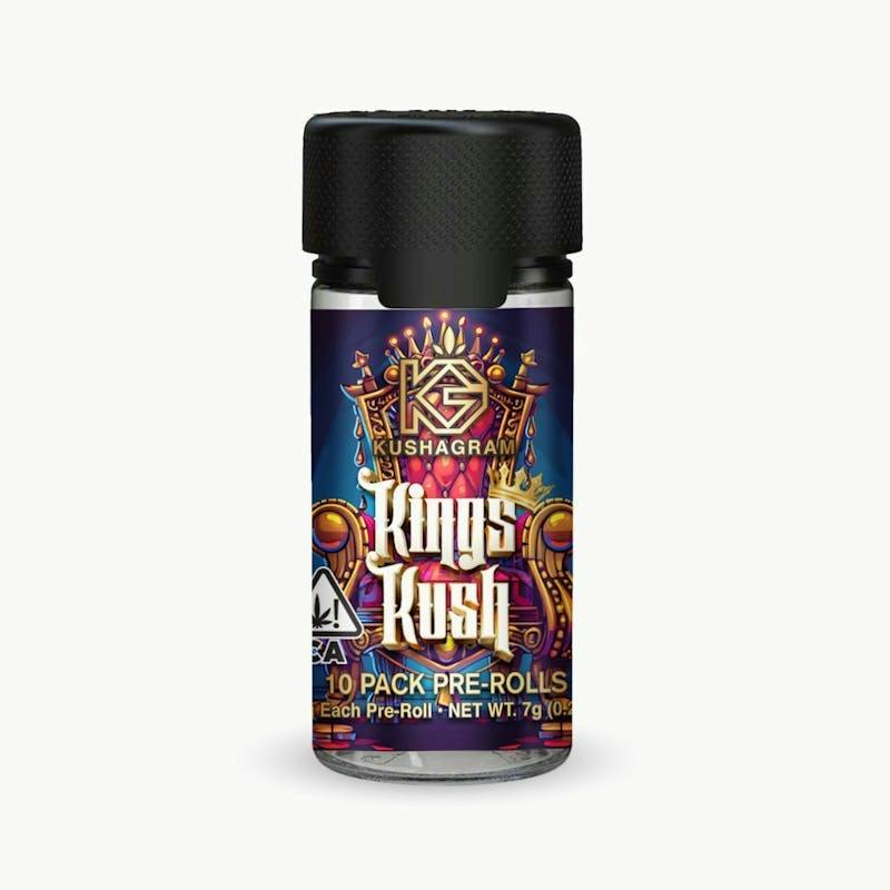 King's Kush 10pk Pre Rolls - 7g