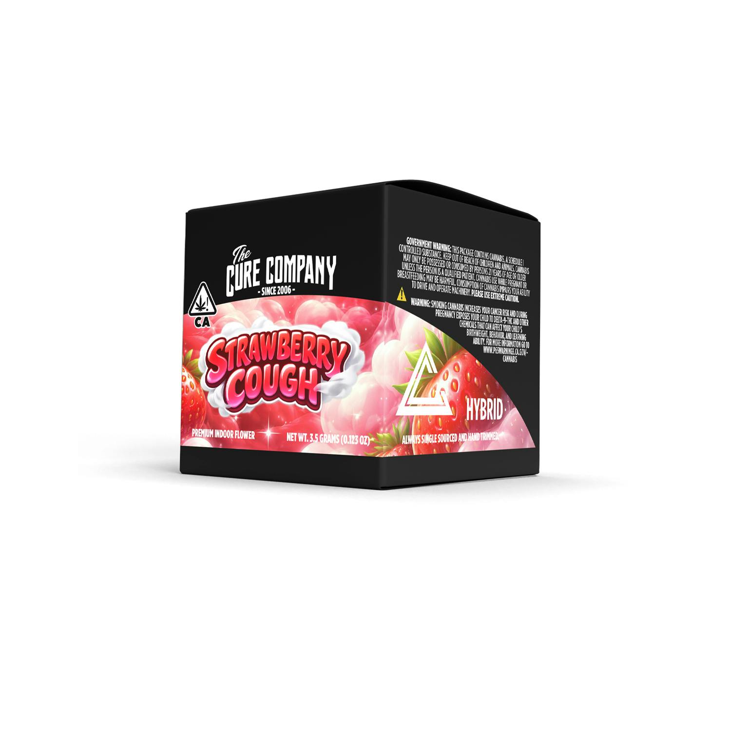 The Cure Company Flower -Strawberry Cough 3.5g - The Cure Company