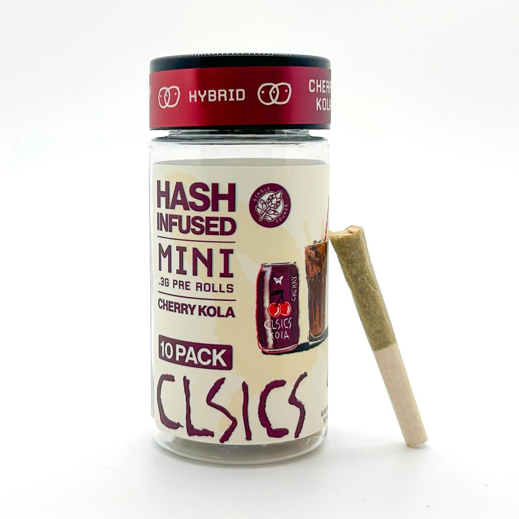 CLSICS Rosin & Rosin Infused Pre Rolls — Cherry Kola