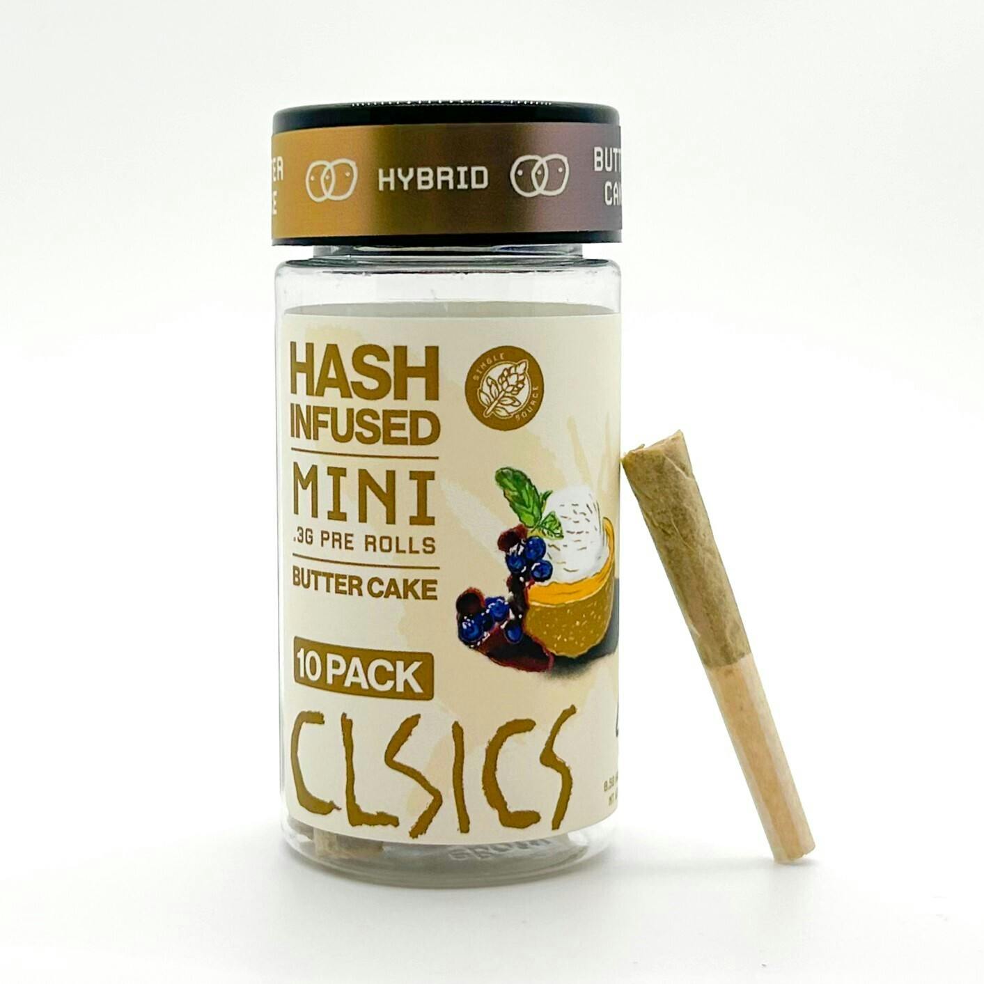 CLSICS Rosin & Rosin Infused Pre Rolls — Butter Cake
