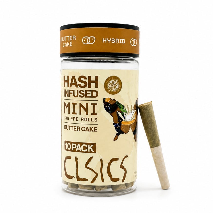 CLSICS Rosin & Rosin Infused Pre Rolls — Butter Cake