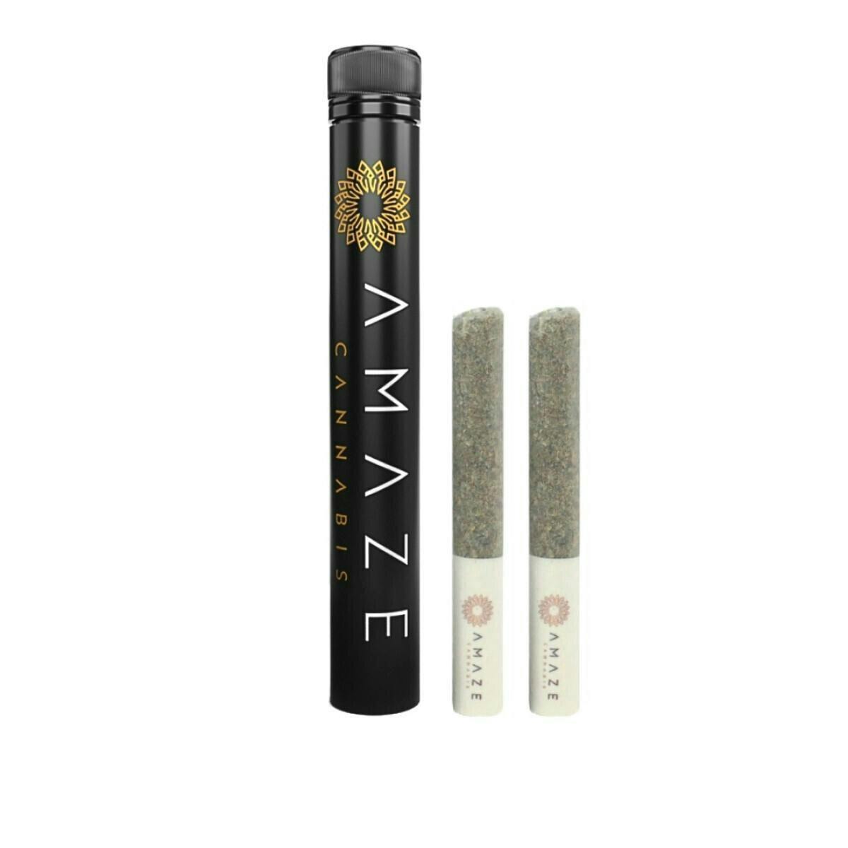 AMAZE Cannabis - Blueberry Clementine - [0.5g] 2pk Whole Flower Pre-Rolls