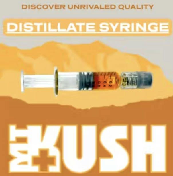 MT Kush | .8g Distillate Syringe - No Flavor by Montana Kush