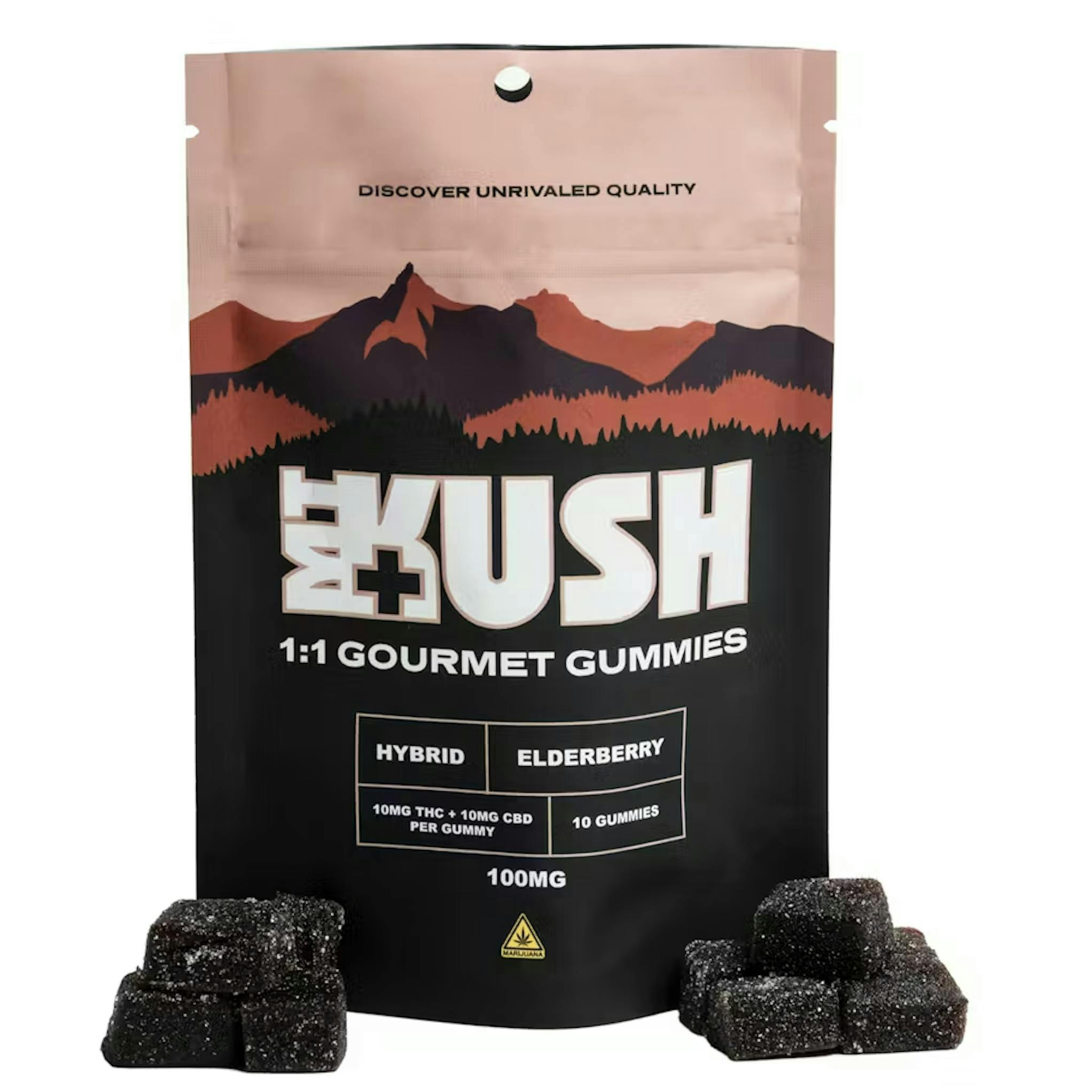 MT Kush | 10pk 1:1 Gummies - Elderberry by Montana Kush