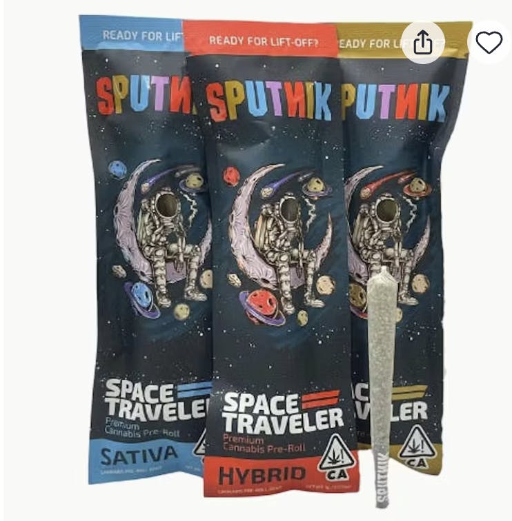 Sputnik | Space Traveler Sativa | Pre Rolls | 1g
