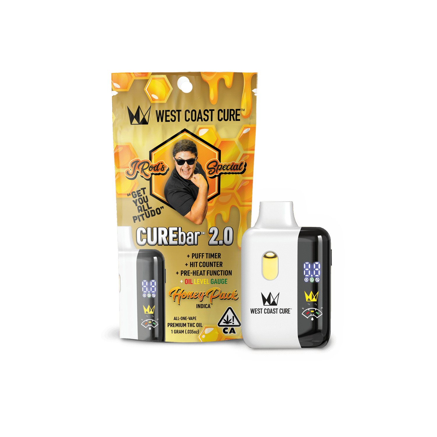 West Coast Cure — Jrod Special Honey - Curebar 2.0