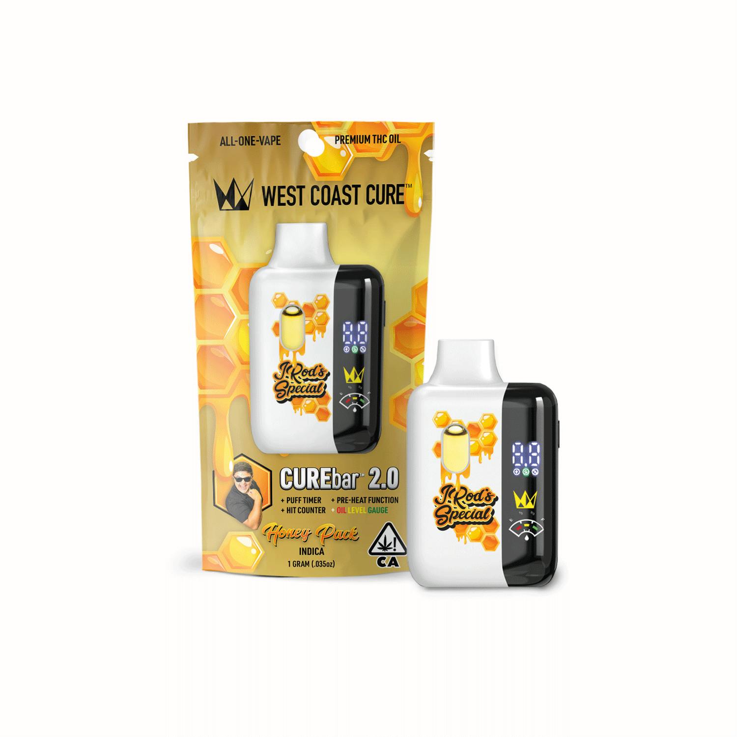 West Coast Cure — Jrod Special Honey - Curebar 2.0