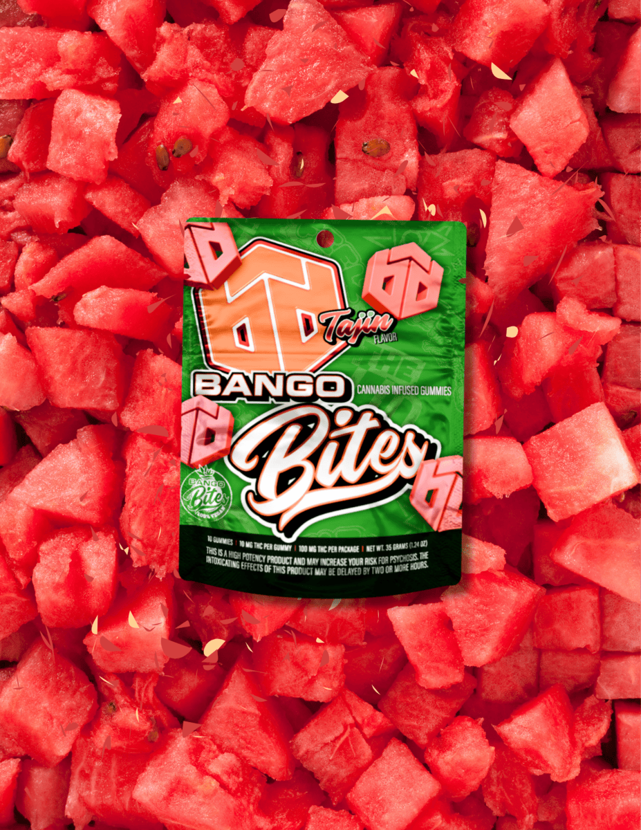 Bango Bites | Watermelon Tajin Gummies | 100mg | 10ct | 10mg/ea by Bango Distribution