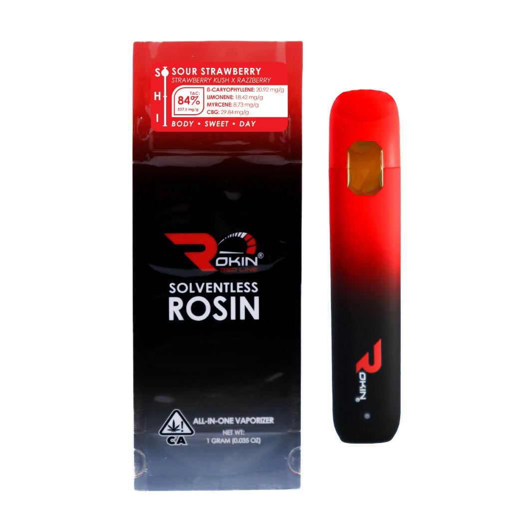 Redline Rosin Sour Strawberry Aio