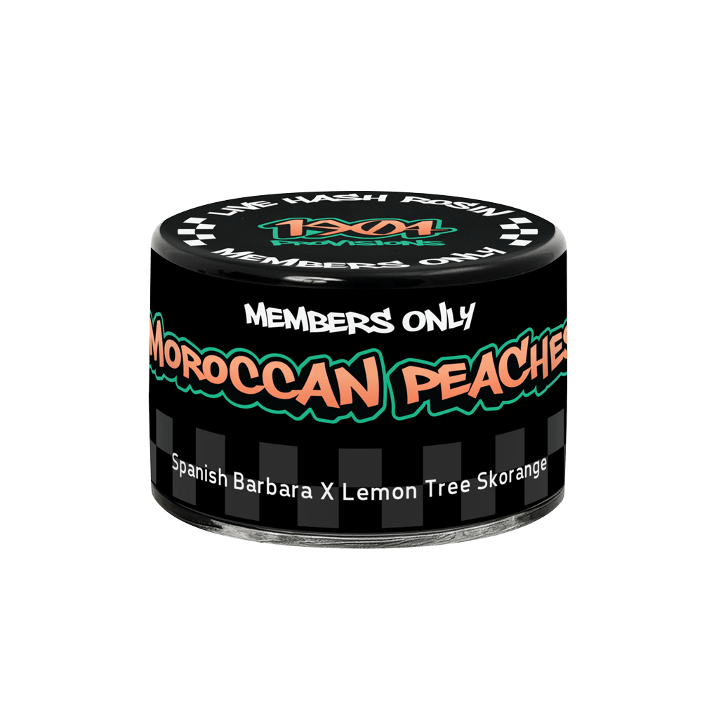 1904 Provisions | Moroccan Peaches | Live Hash Rosin | Ice Water