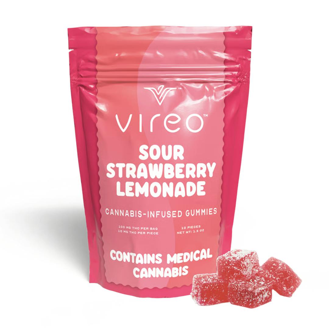 Sour Strawberry Lemonade Gummies 10pk