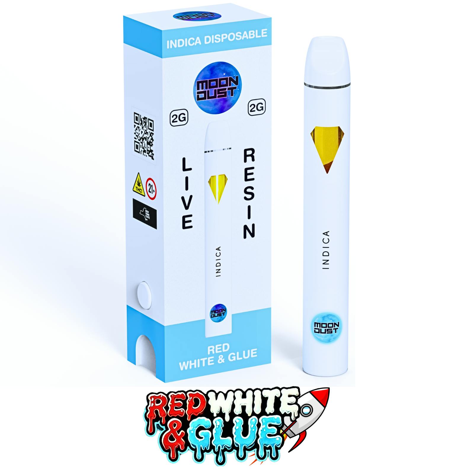 Red White Glue
