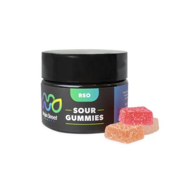 Blackberry Rso Gummies Cbn/thc 10mg/2mg