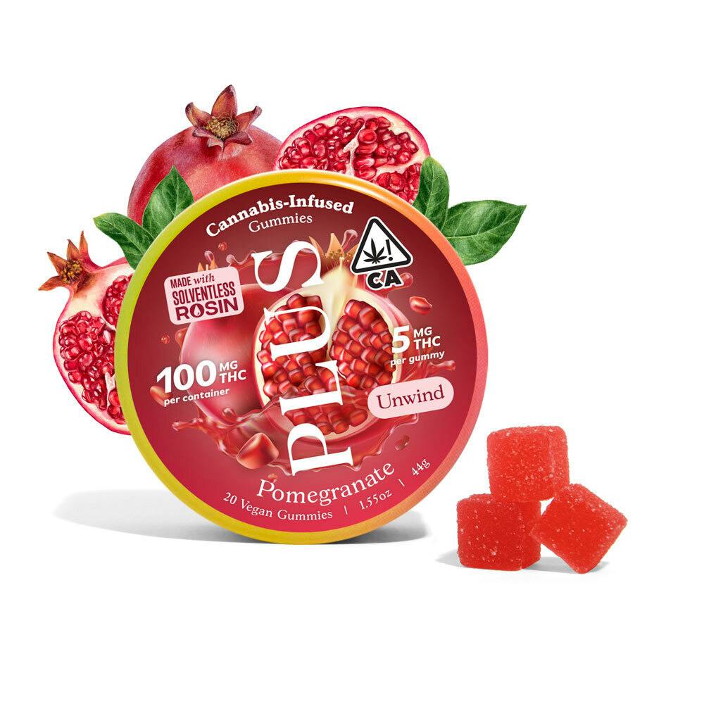 Pomegranate Gummies Solventless Rosin 20pk