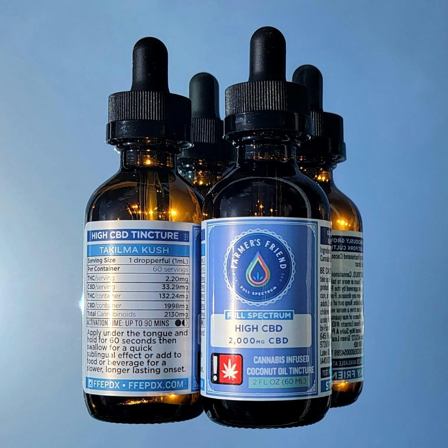 Pineapple Kush - CBD Tincture 2000mg | 2oz