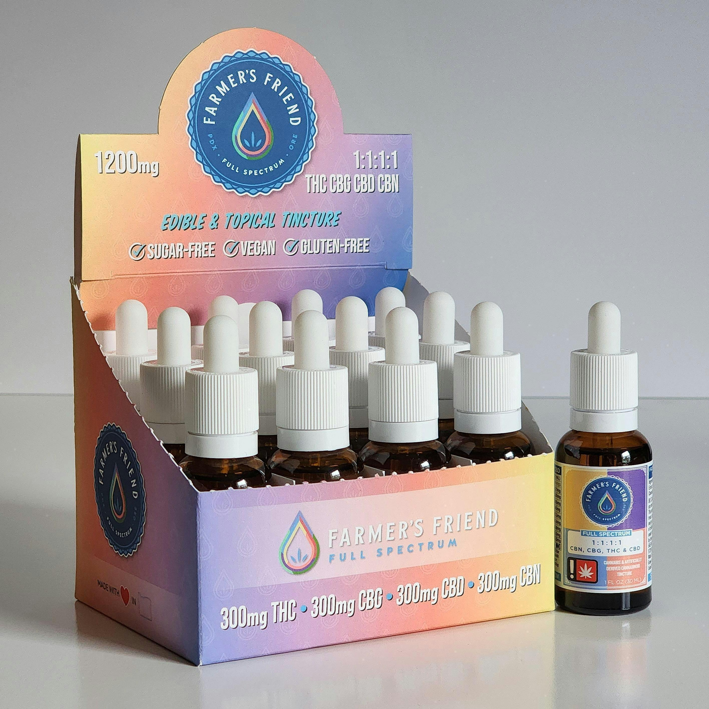 Cbd Thc Cbg Tincture 1,200mg