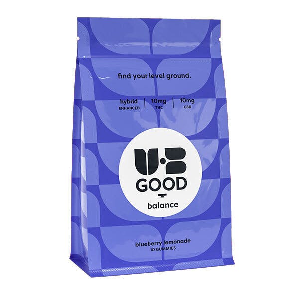 UB Good | Blueberry Lemonade 1:1 | Balance Gummies | 10ct