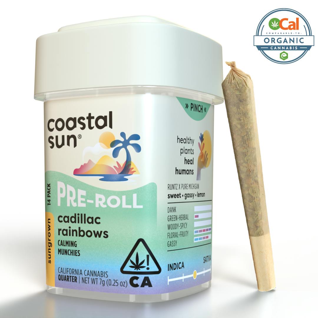 Cadillac Rainbows Sungrown 0.5g Pre-Roll 14pk 7g