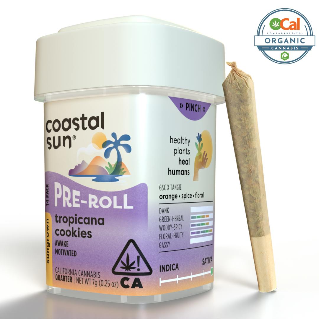 Coastal Sun | Tropicana Cookies | Mini Joints | 0.5g | 14pk