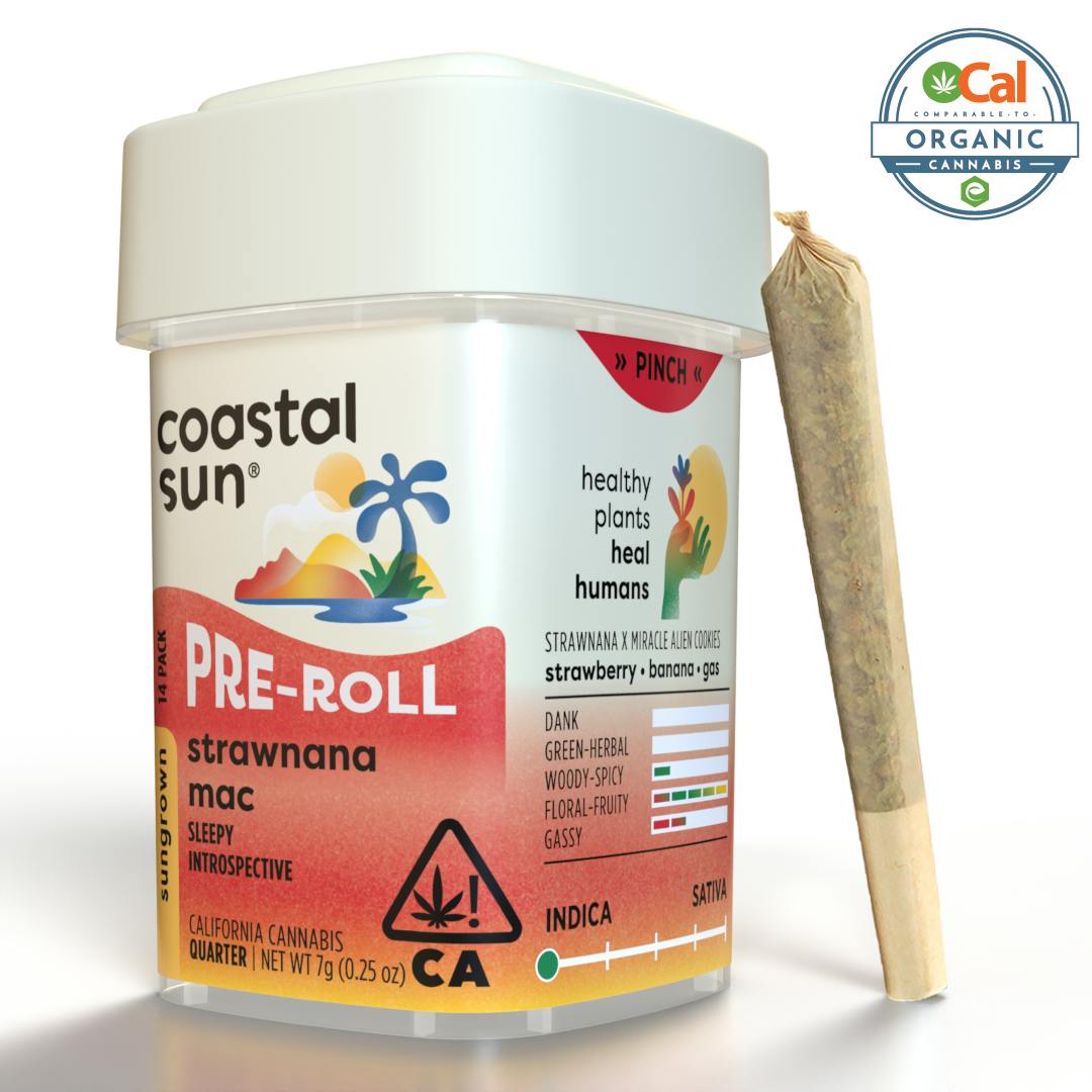 Strawnana Mac Sungrown 0.5g Pre-Roll 14pk 7g