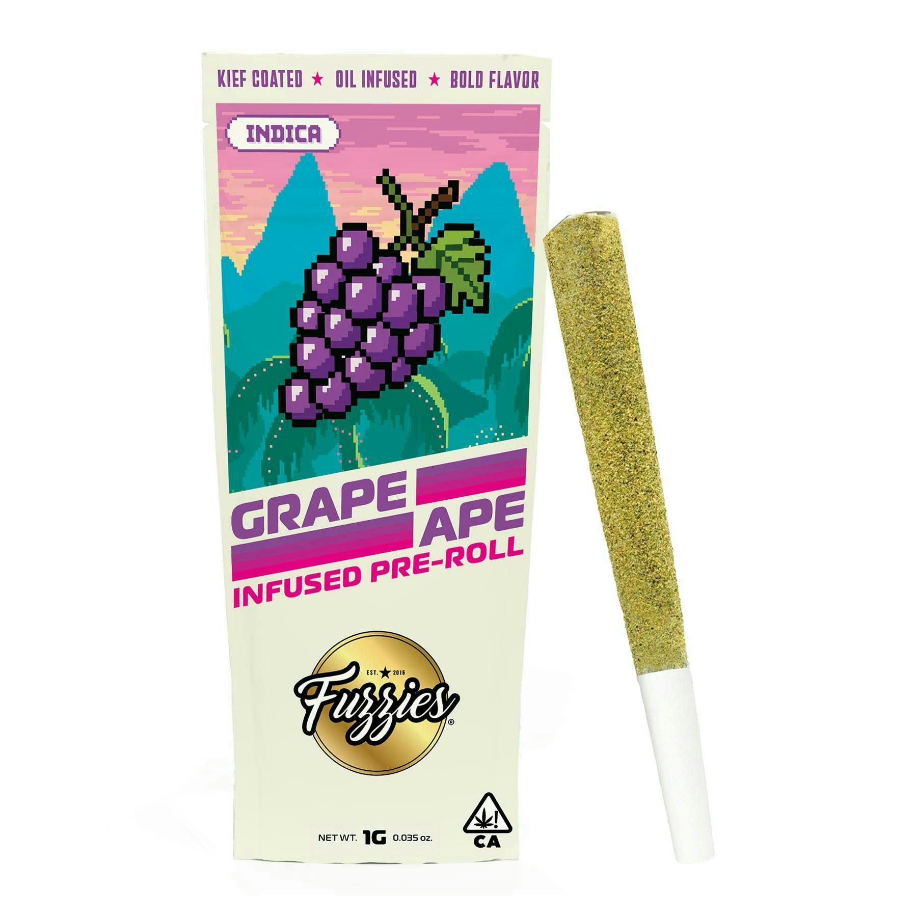 Fuzzies | Originals | Grape Ape | Infused Joint | 1g