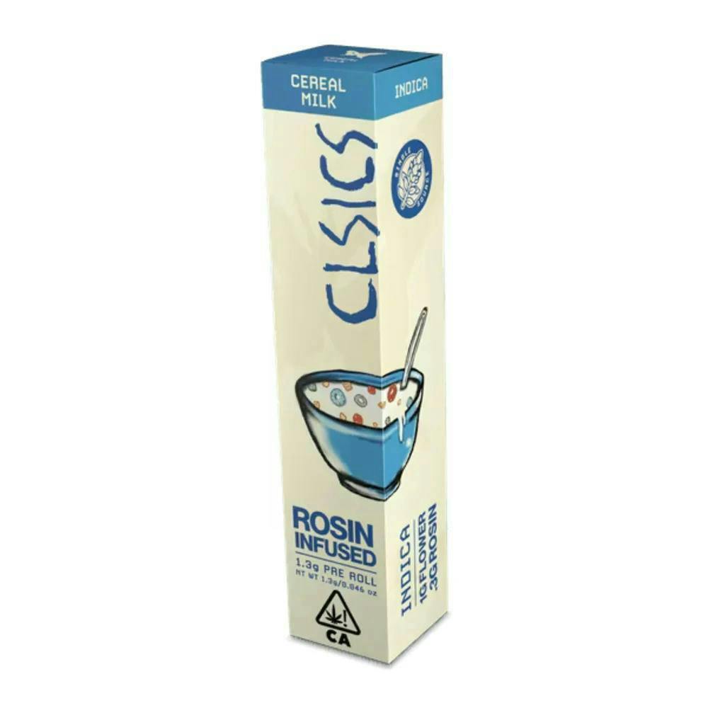 CLSICS Rosin & Rosin Infused Pre Rolls — Cereal Milk