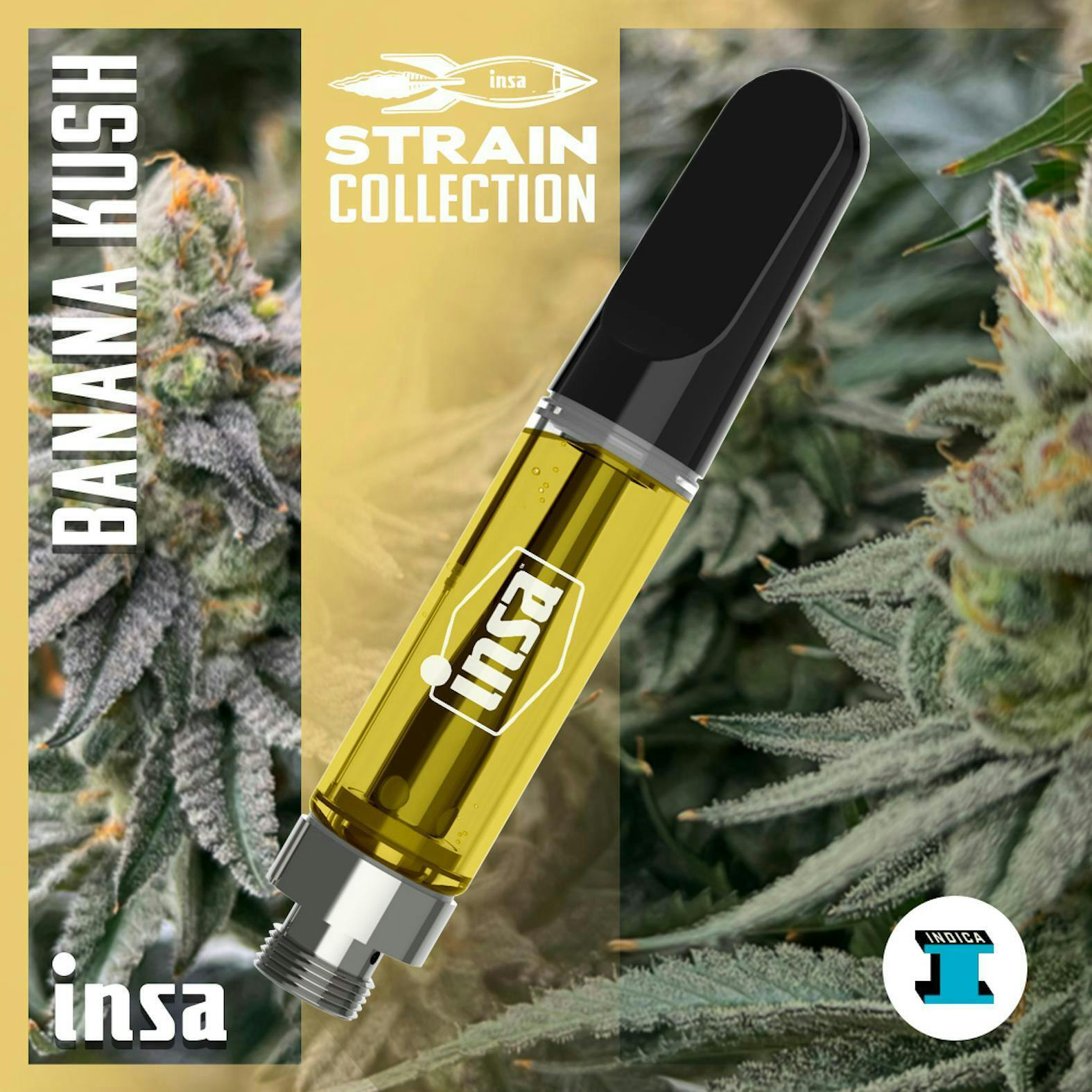 INSA - Banana Kush - 1g Cartridge by Insa