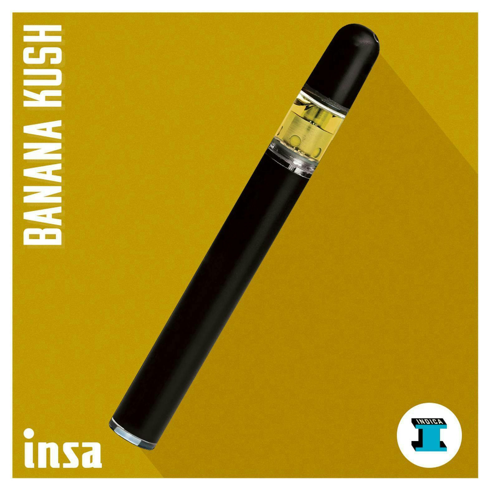 INSA - Banana Kush - 0.35g Disposable Pen at Canna Provisions Weed Dispensary Lee