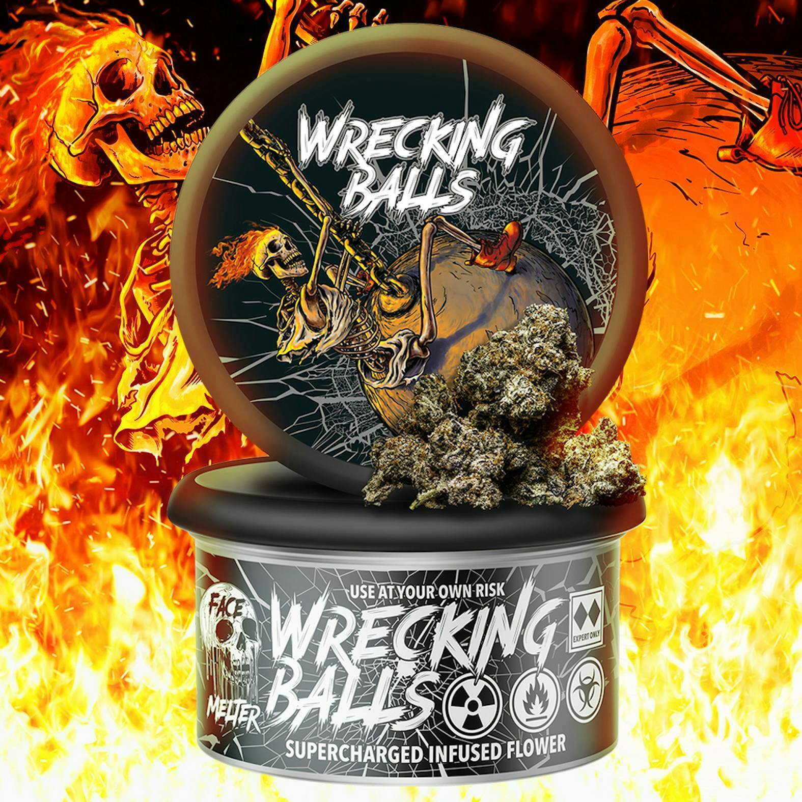 INSA - Octannihilator - 3.5g WRECKING BALLS Infused Flower by Insa