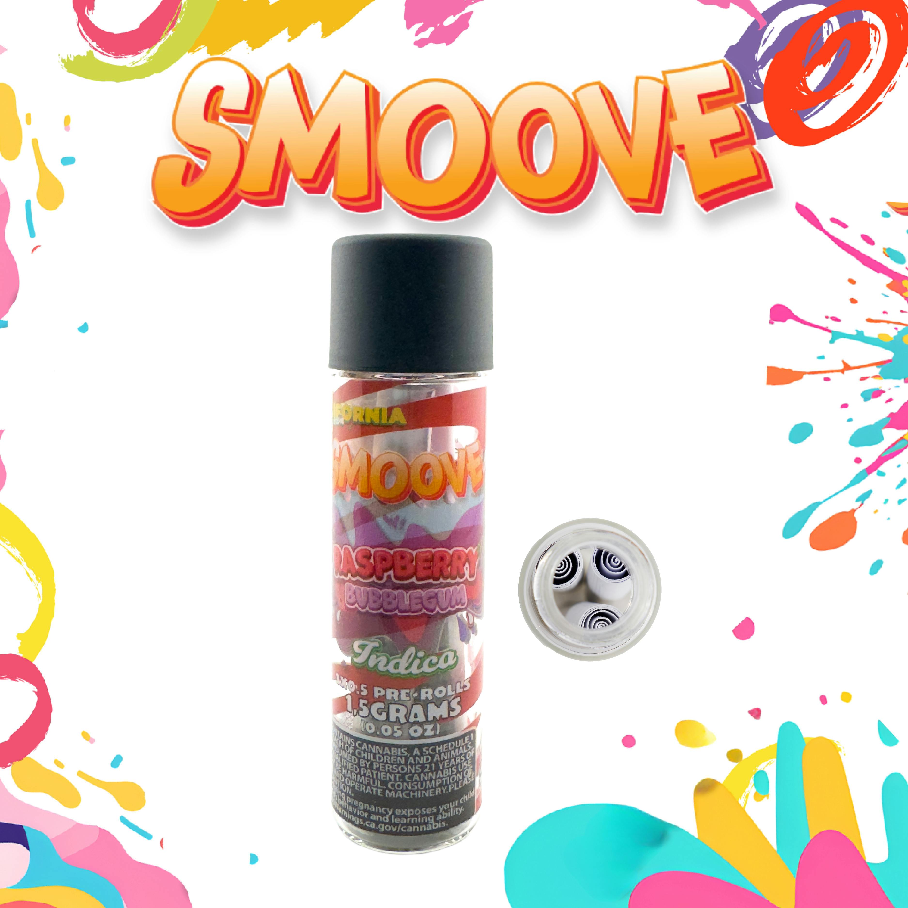 Smoove Pre Roll Raspberry Bubblegum 3 x 0.5 - 1.5 G