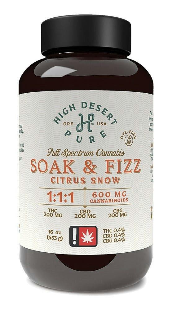 Citrus Snow Soak & Fizz (600 mg)
